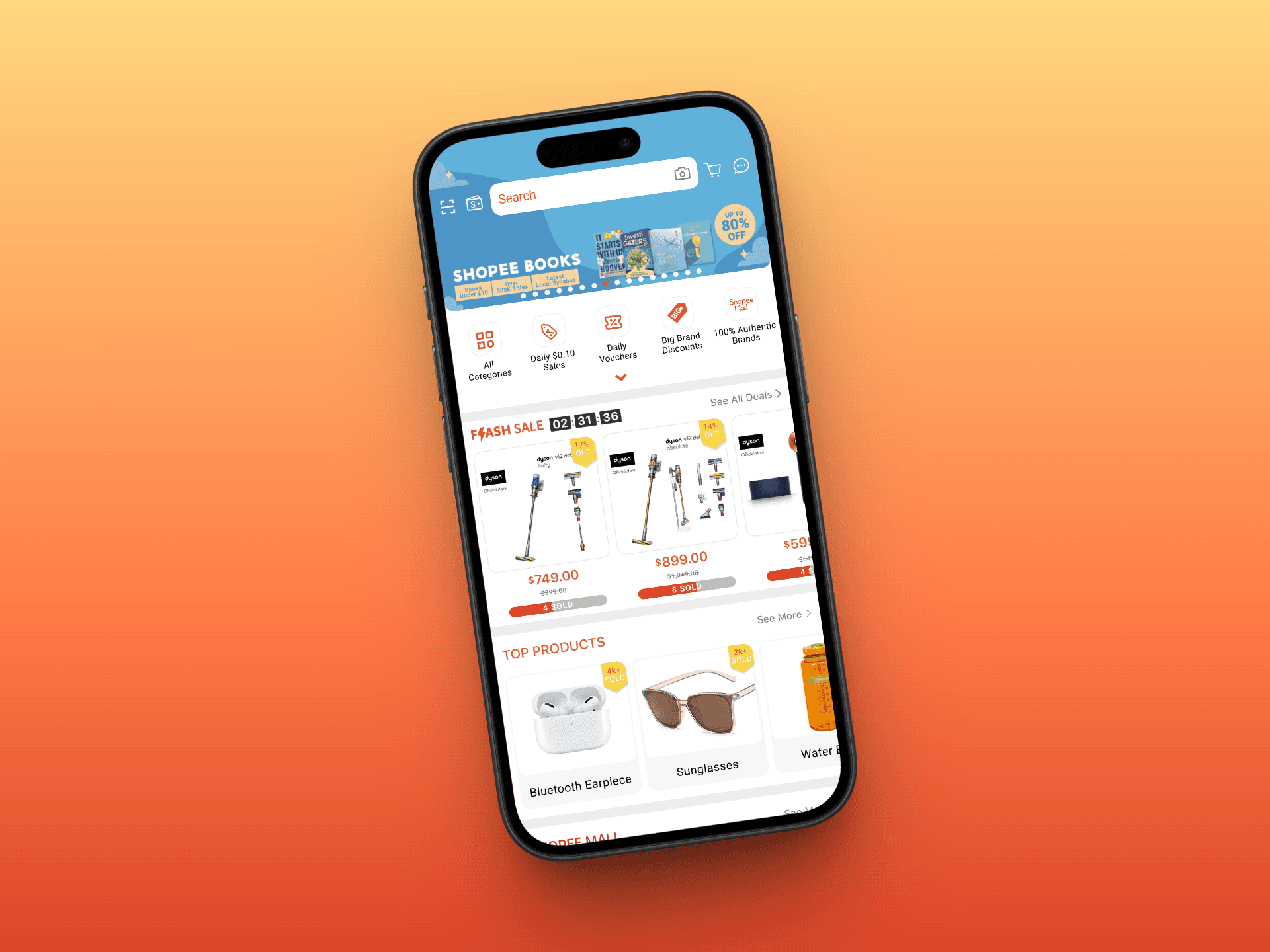 Shopee Homepage Redesign
